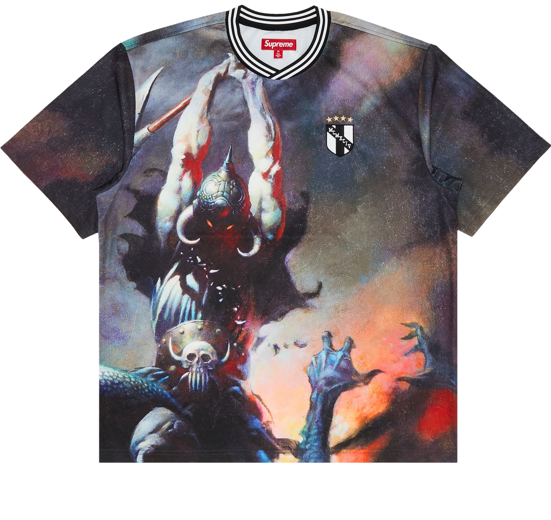 Supreme X Ducati Soccer Jersey - Black | Editorialist