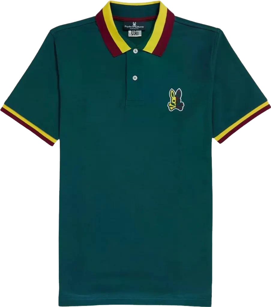 Psycho Bunny Cooper Polo Shirt - Green | Editorialist