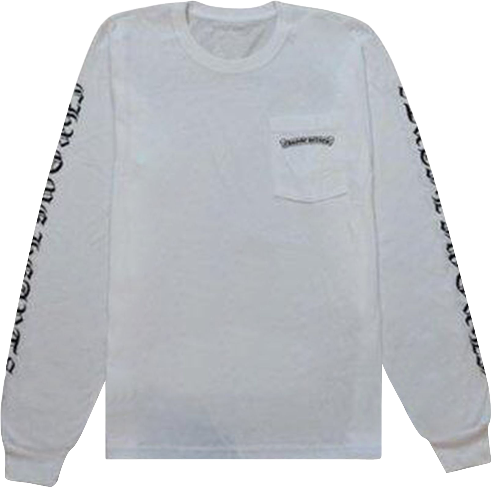 Chrome Hearts Long-Sleeve Logo Tee - White | Editorialist