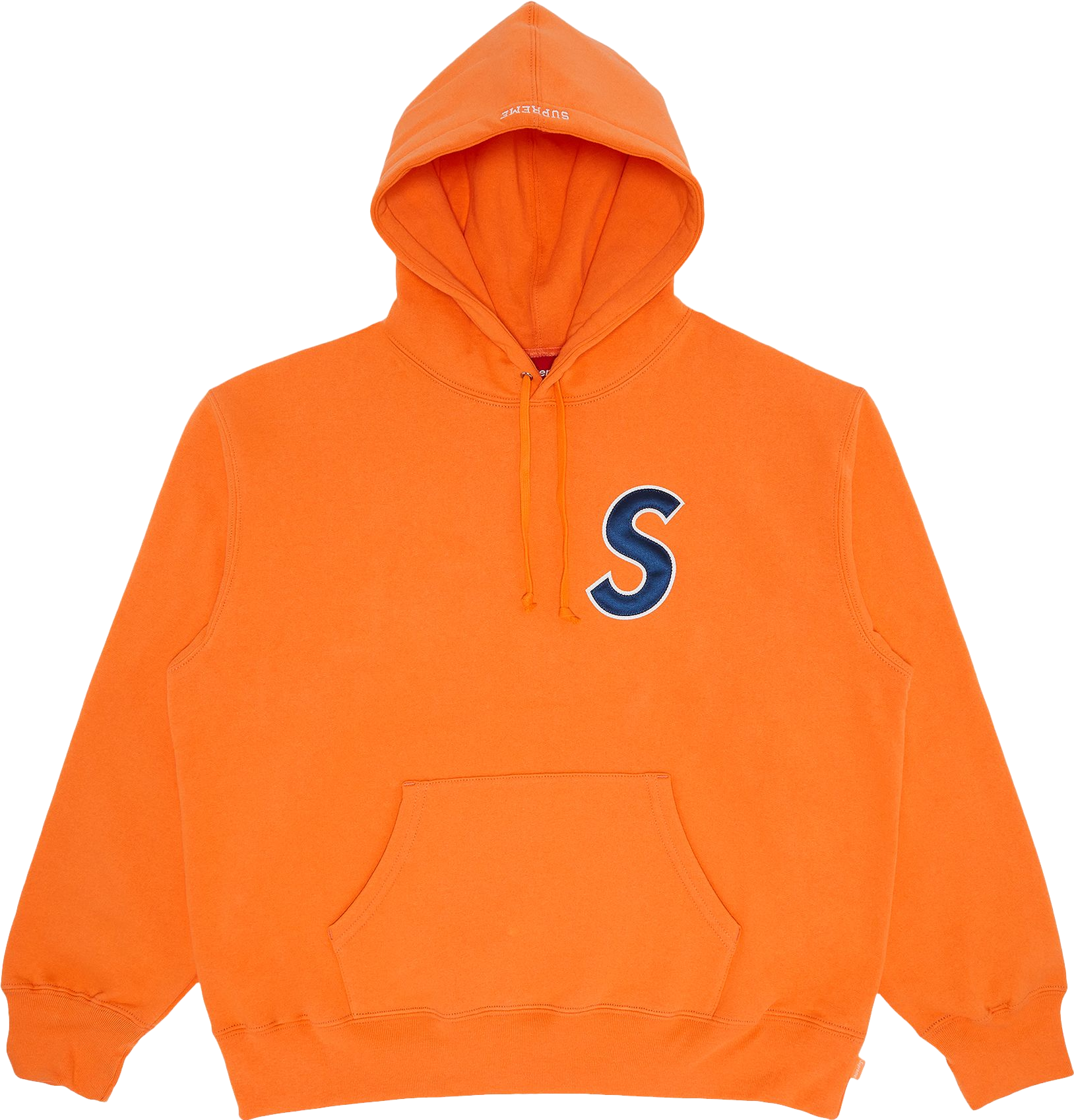 Supreme S Logo Hooded Sweatshirt - Orange | Editorialist