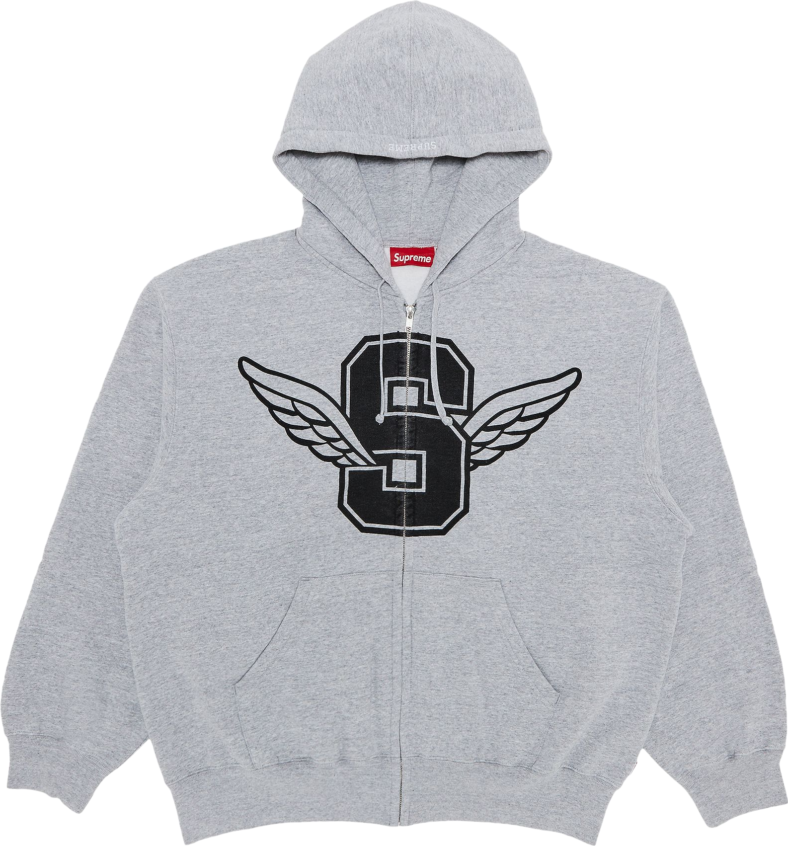 Supreme Wings Zip Up Hooded Sweatshirt - Blue | Editorialist