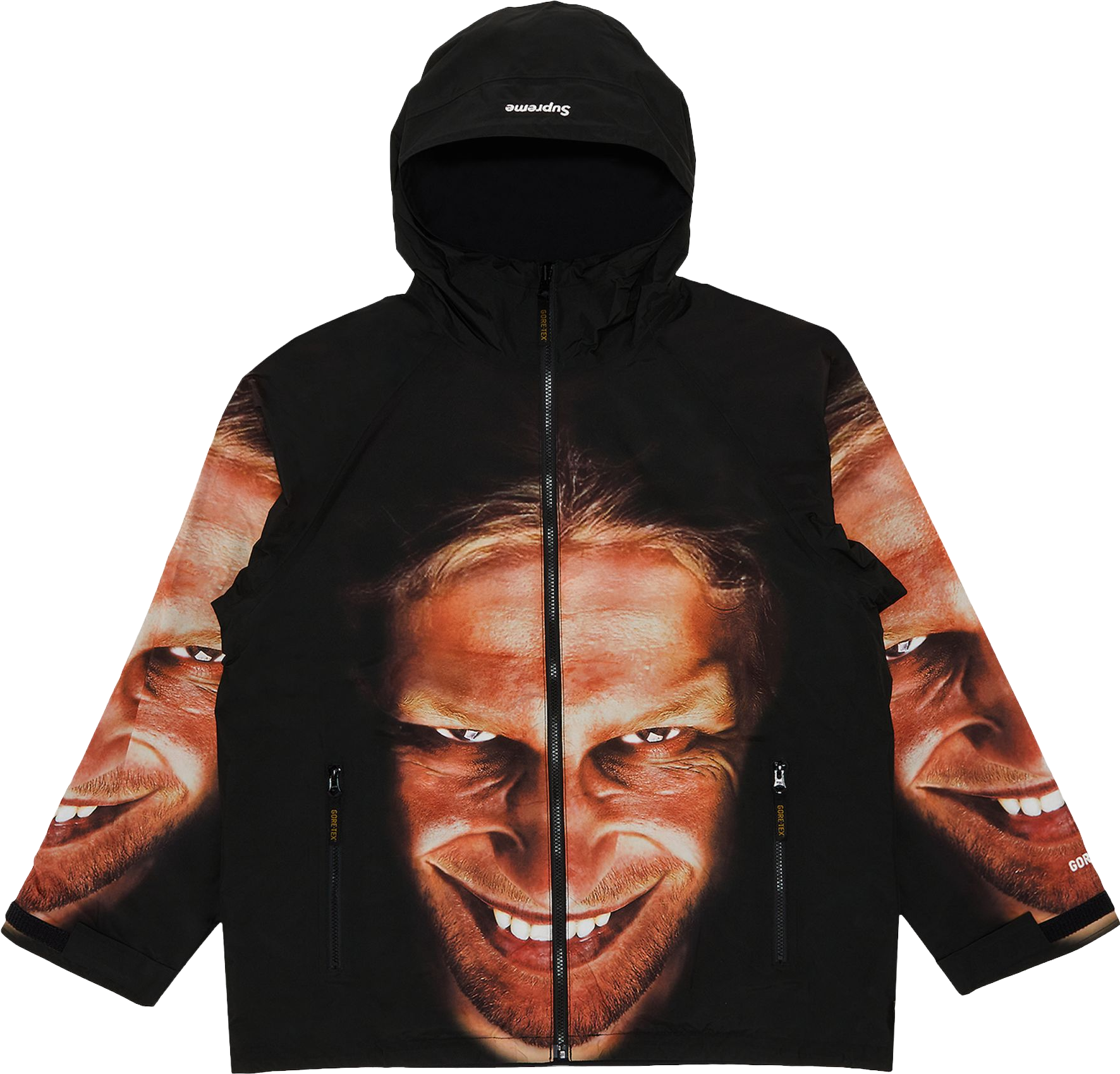 Supreme X Aphex Twin Reversible Gore-Tex Hooded Jacket - Black