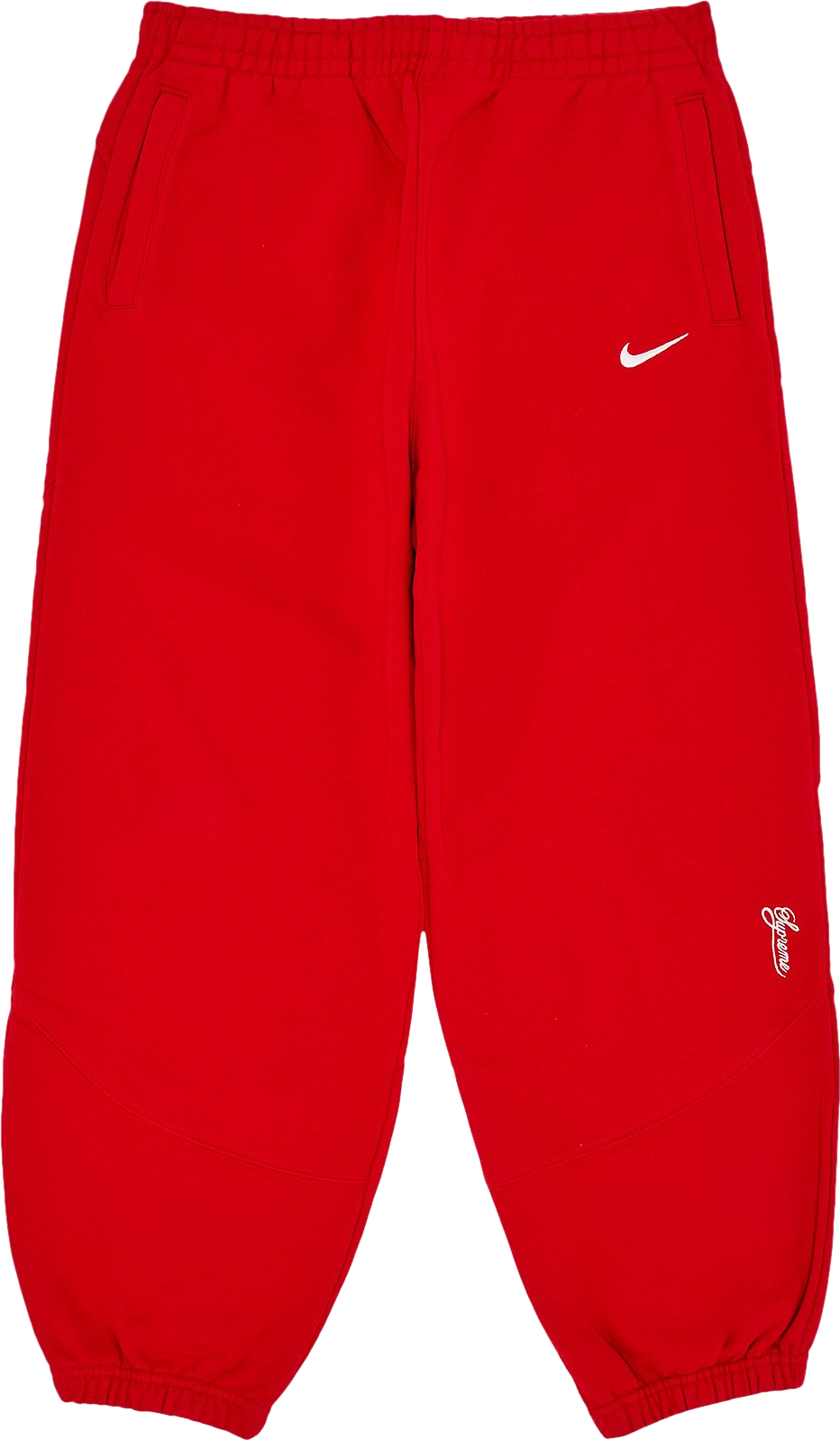 Supreme X Nike Sweatpants - Red | Editorialist
