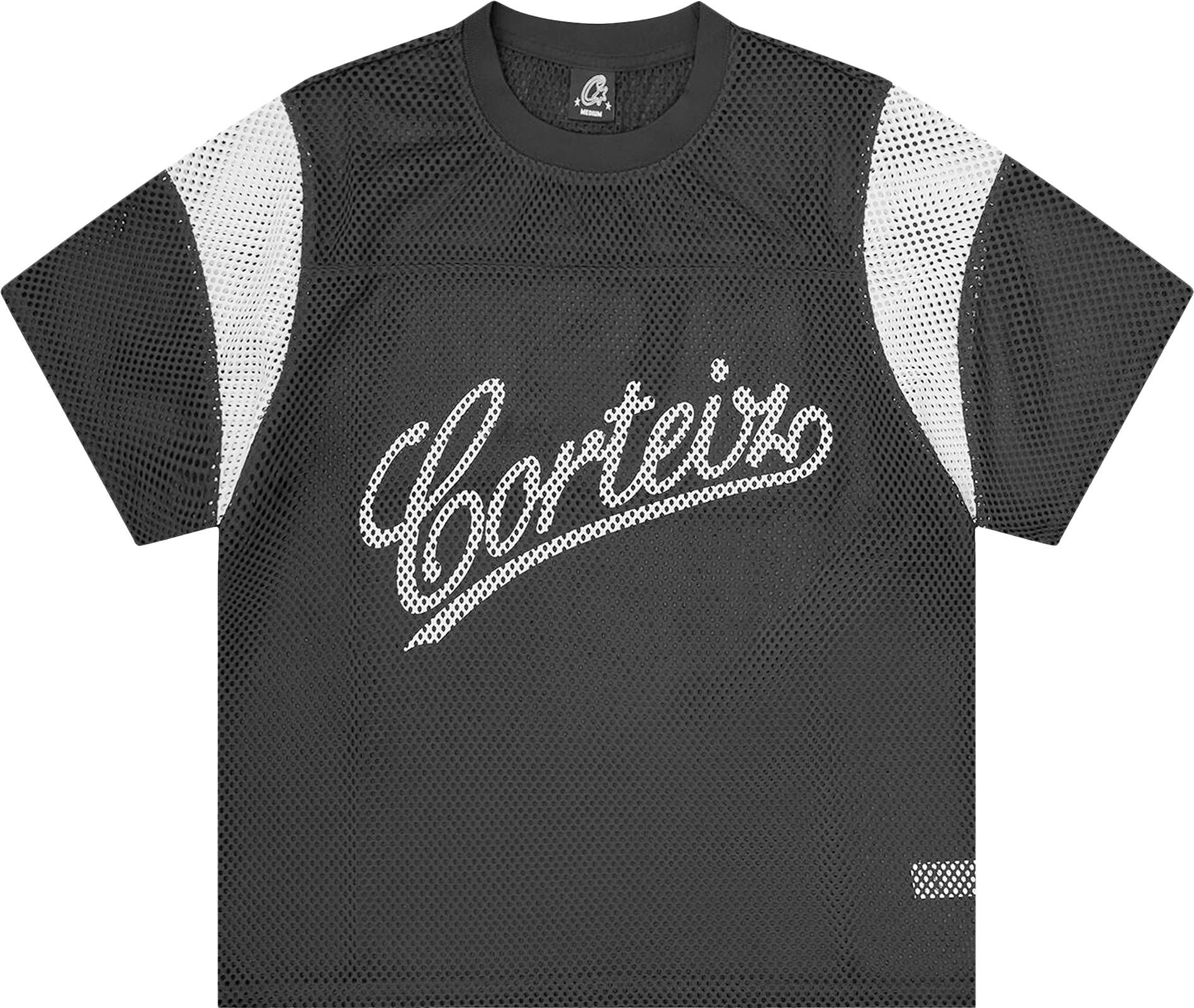 CORTEIZ Open Mesh Panel Jersey - Black | Editorialist