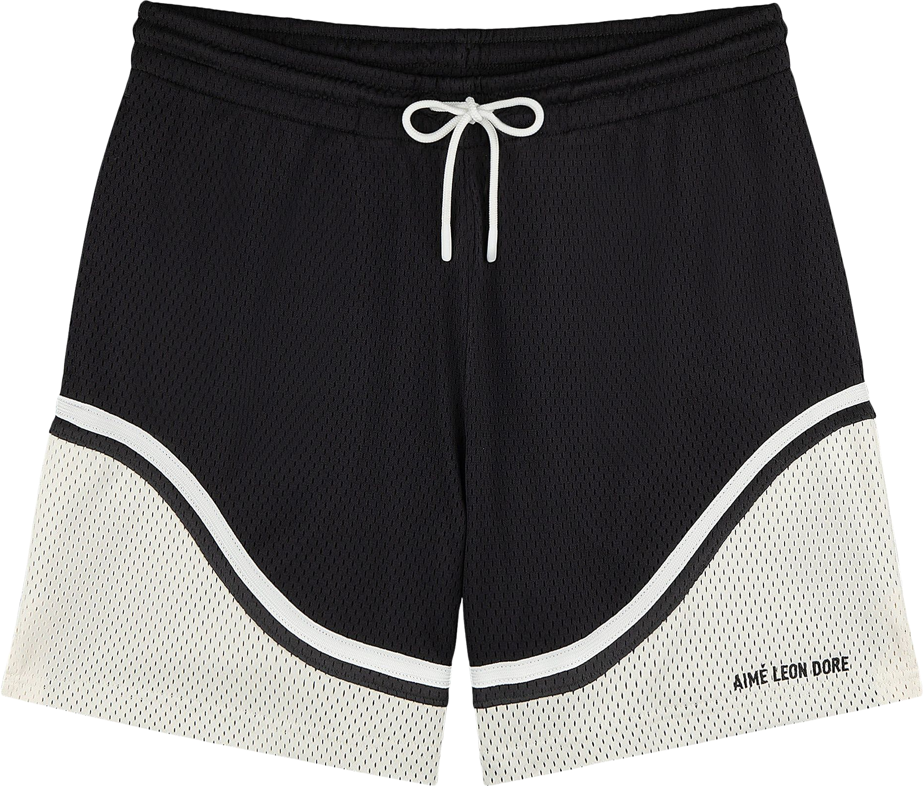 Aimé Leon Dore Colorblock Court Short - Black | Editorialist