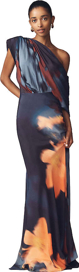sisters. angelina asymmetric draped one-shoulder maxi dress Buy Angela - Navy At 29% Off plp:slim Pink Floral Bow Tie My Actual Bust is:60