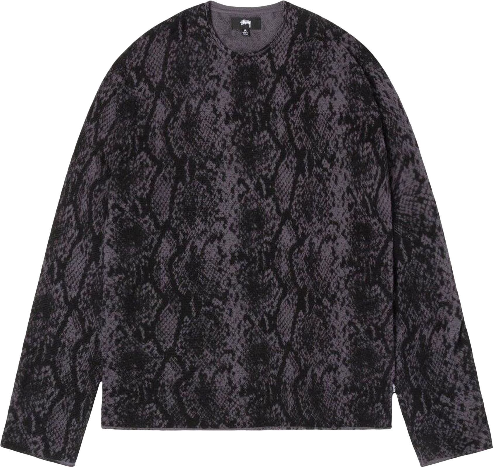 StüSsy Colorblocked Raglan Knit Crewneck - Red | Editorialist