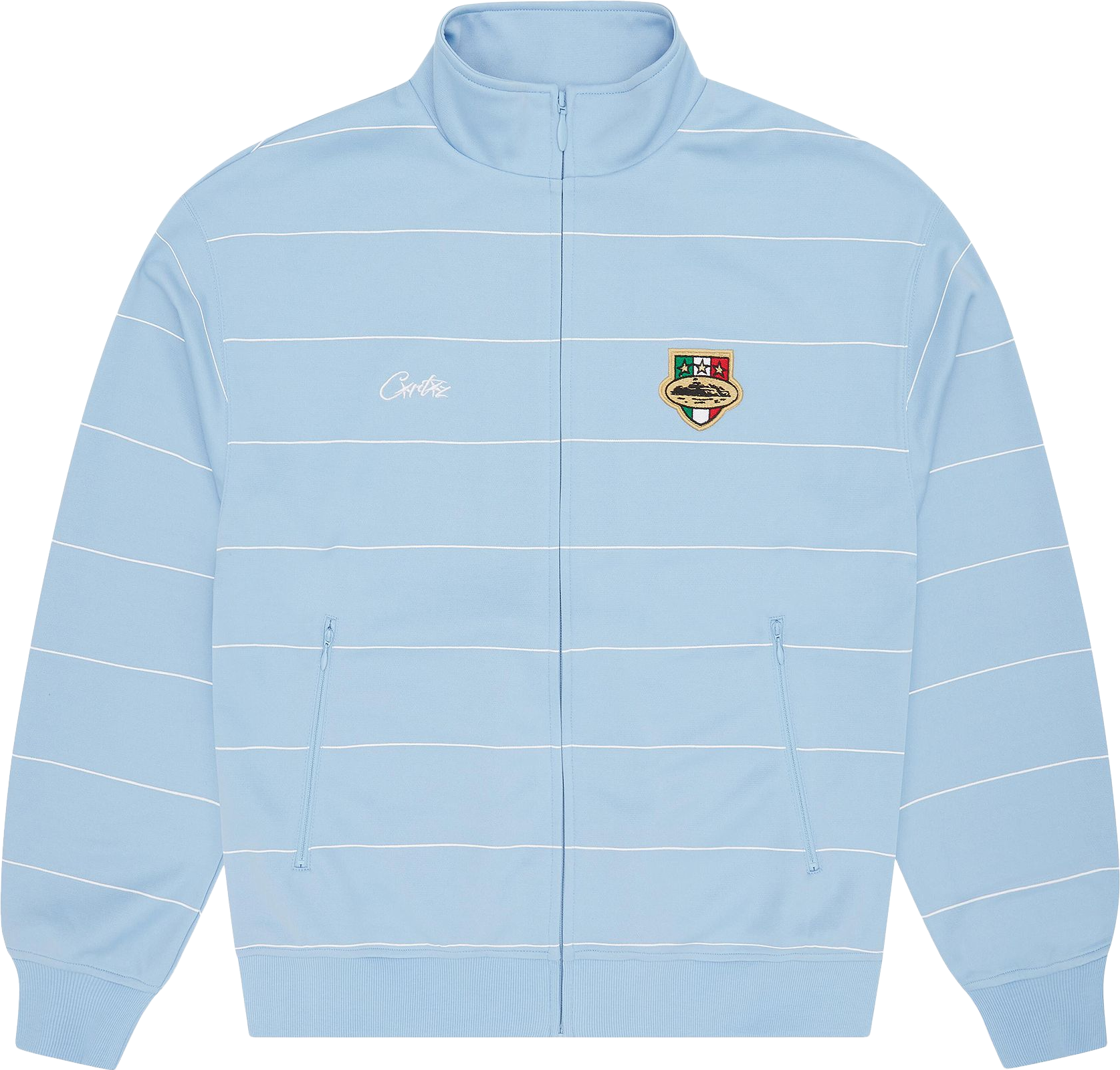 Corteiz Italia Track Jacket - Blue | Editorialist