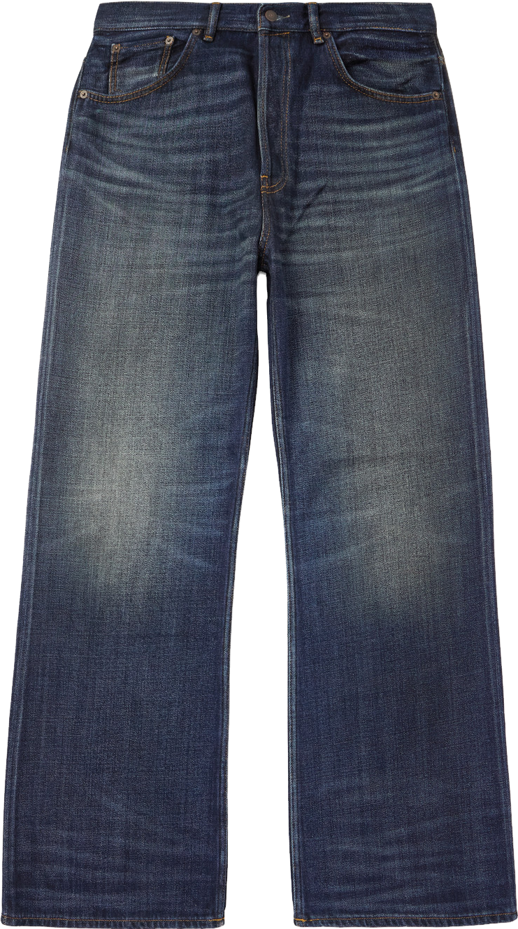 Acne Studios 2021m Yoyogi Wide-Leg Jeans - Blue | Editorialist