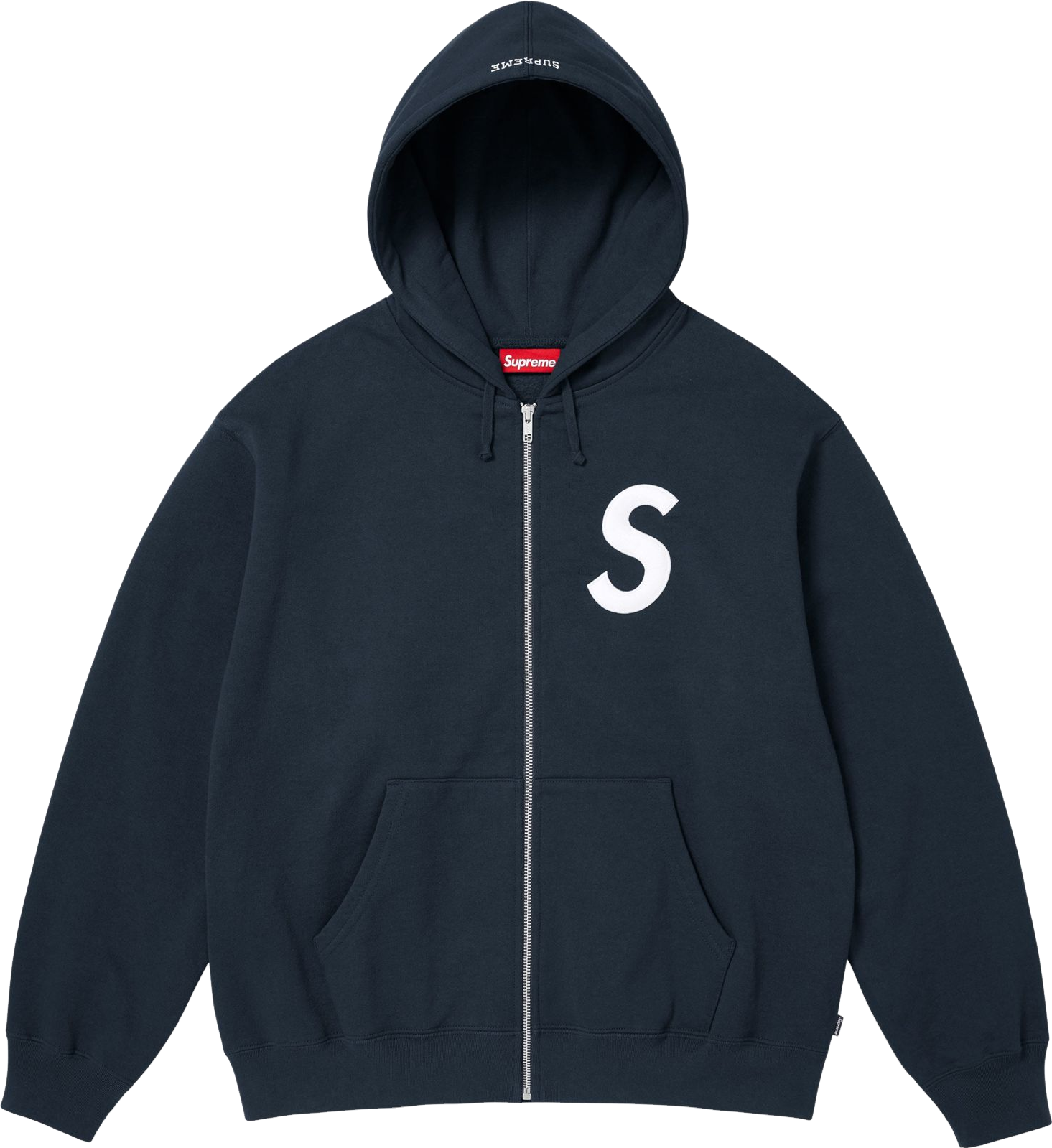 Supreme S Logo Zip Up Hooded Sweatshirt - Green | Editorialist