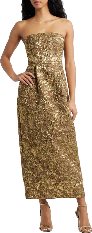 gold strapless brocade midi dress with pockets Buy Lulus Metallic Cocktail - At 60% Off antla_in_funnel_492