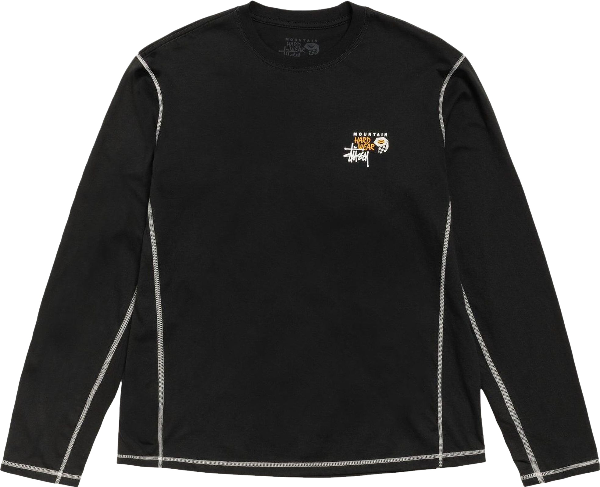 StüSsy X Mountain Hardwear Long-Sleeve Tee - Grey | Editorialist