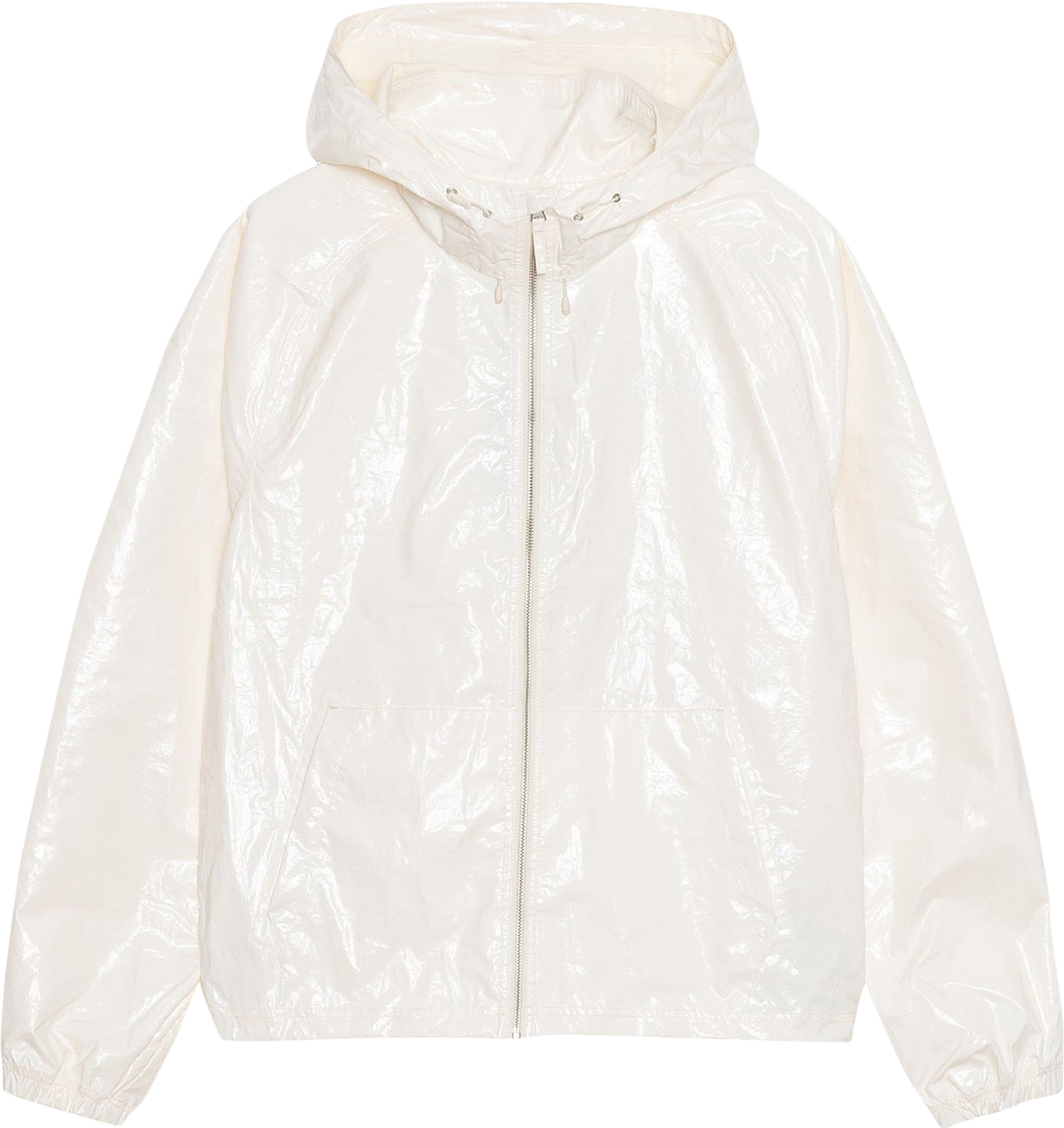 StüSsy Beach Shell Coated Ripstop - Cream | Editorialist