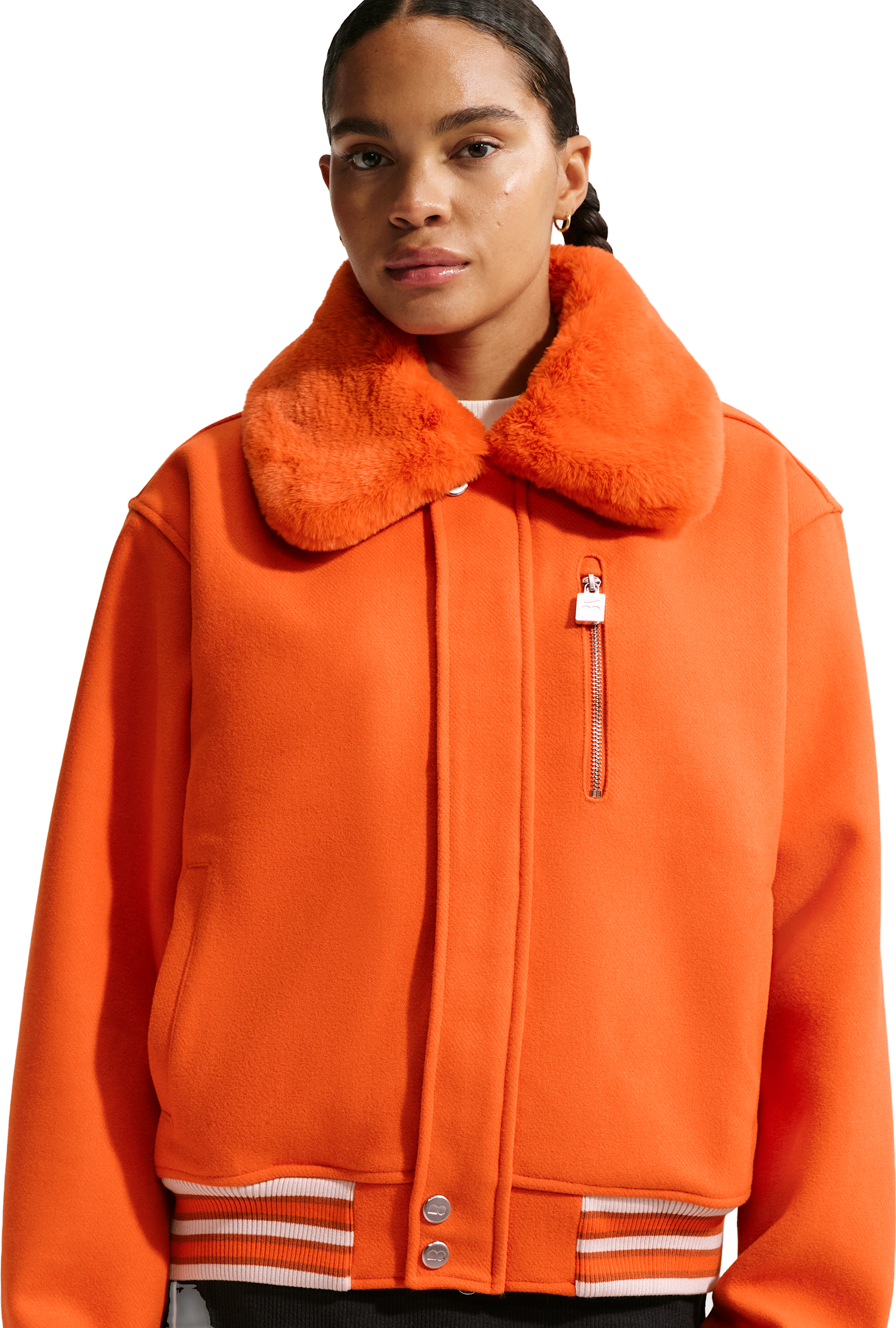 Buy Nike Naomi Osaka Varsity Wool Jacket - Pink At 34% Off