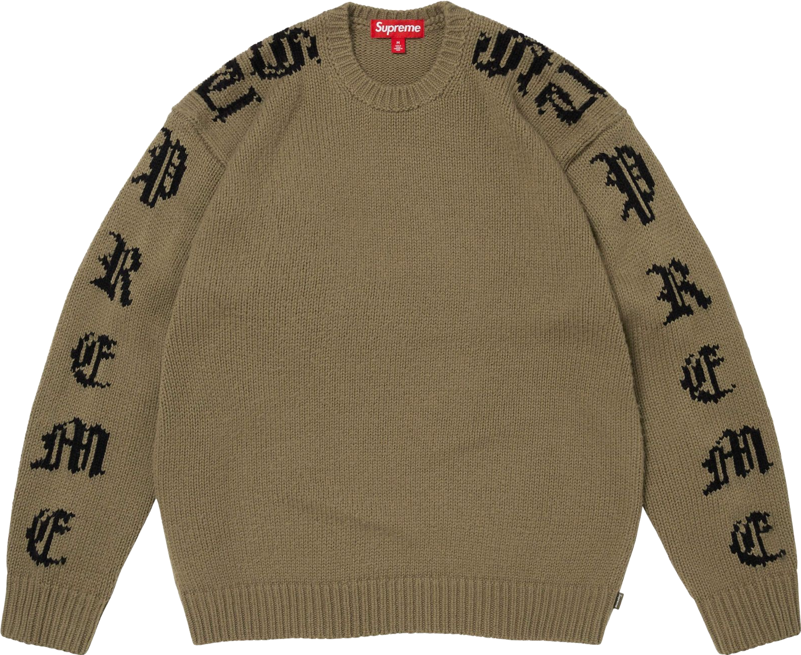 Supreme Old English Printed Sweater - Purple | Editorialist