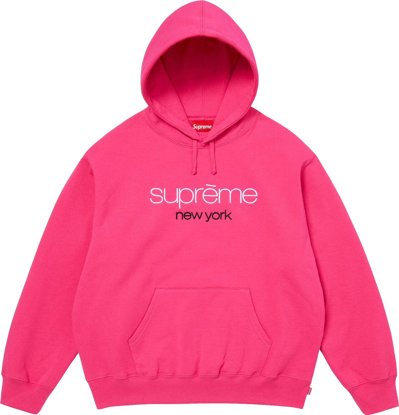 Supreme Classic Logo Hooded Sweatshirt - Pink | Editorialist