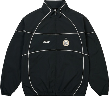Palace Pro Team Piped Shell Jacket - Black | Editorialist