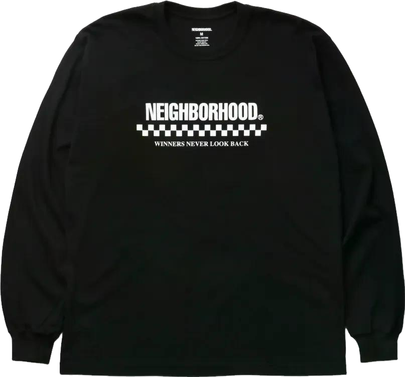 Neighborhood Long Sleeve Ls-7 T-Shirt In Black - 49% Off