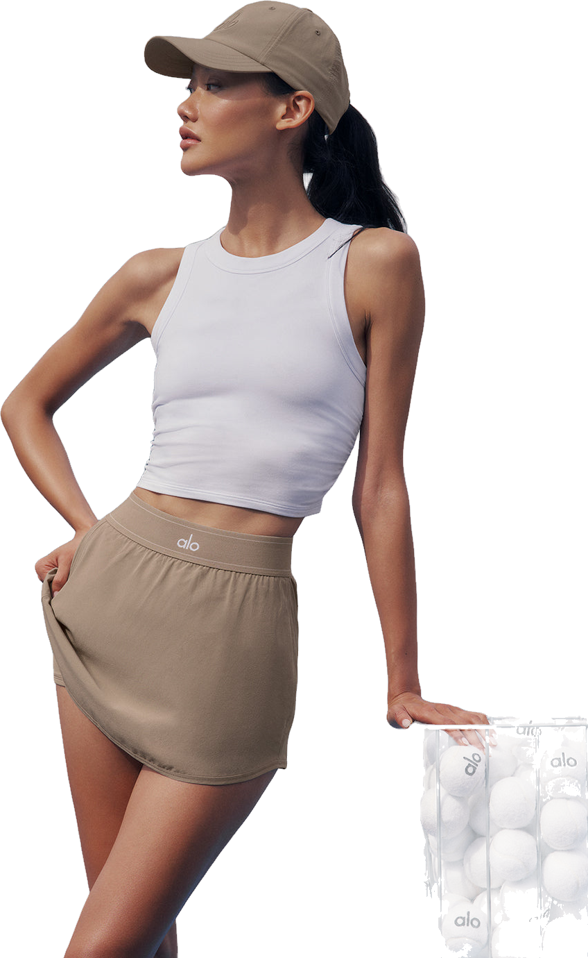 Alo Yoga Match Point Tennis Skirt - Neon Bubblegum | Editorialist