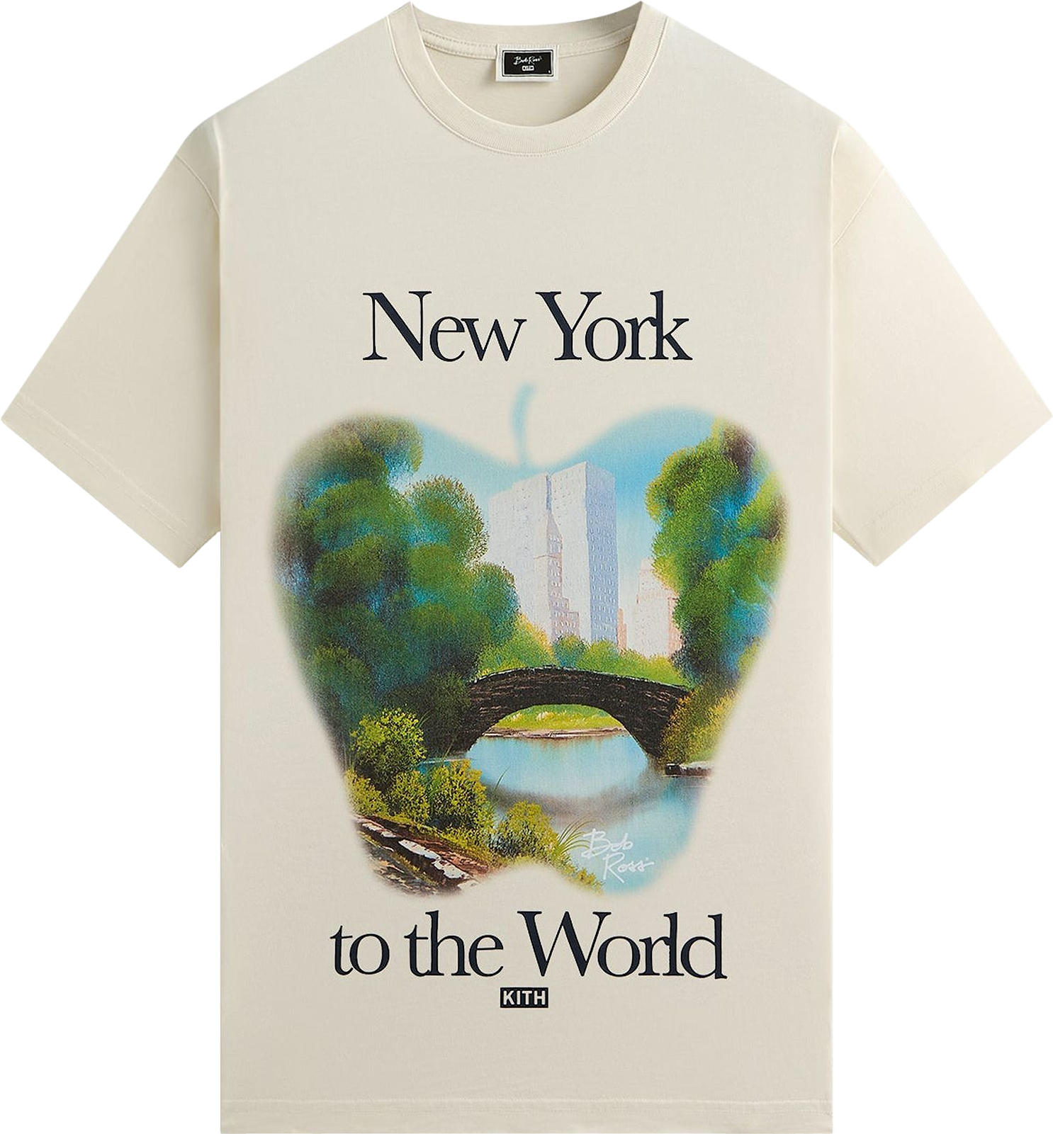 Kith Ny To The World Liberty Apple Vintage Tee - Black | Editorialist