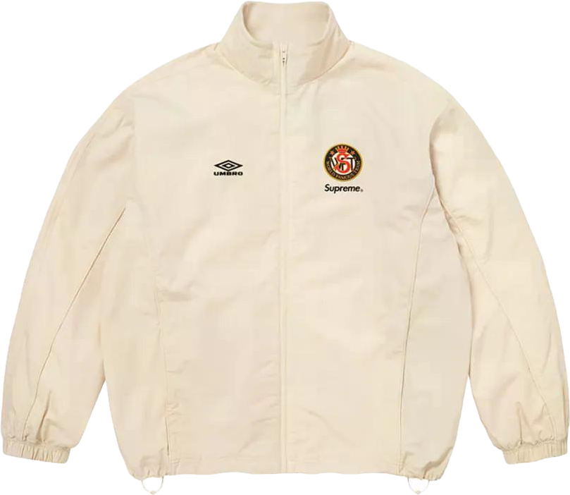 Supreme X Umbro Cotton Ripstop Track Jacket - White | Editorialist