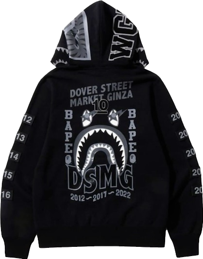 A Bathing Ape X Dover Street Market Ginza 10th Anniversary Hoodie