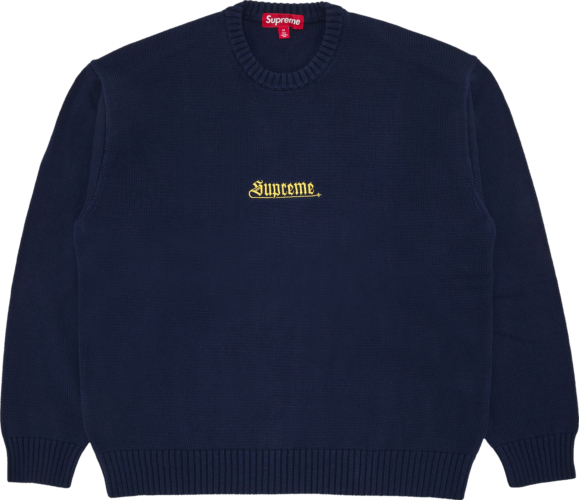 Supreme Old English Printed Sweater - Purple | Editorialist