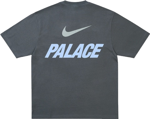 Palace X Nike Font Swoosh T-Shirt - Sky Blue | Editorialist