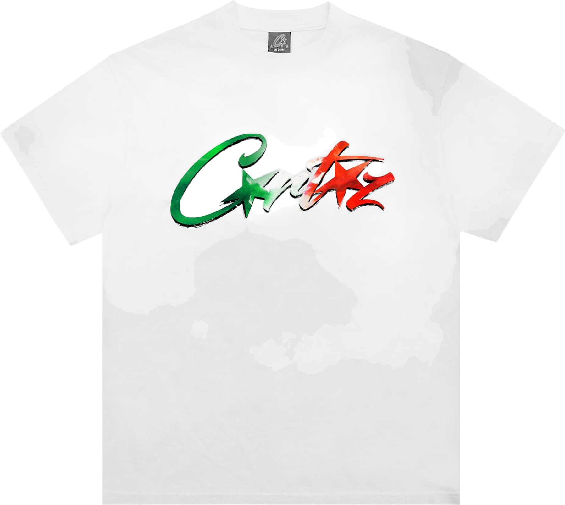 Corteiz Allstarz Euros Tee Shirt - White | Editorialist