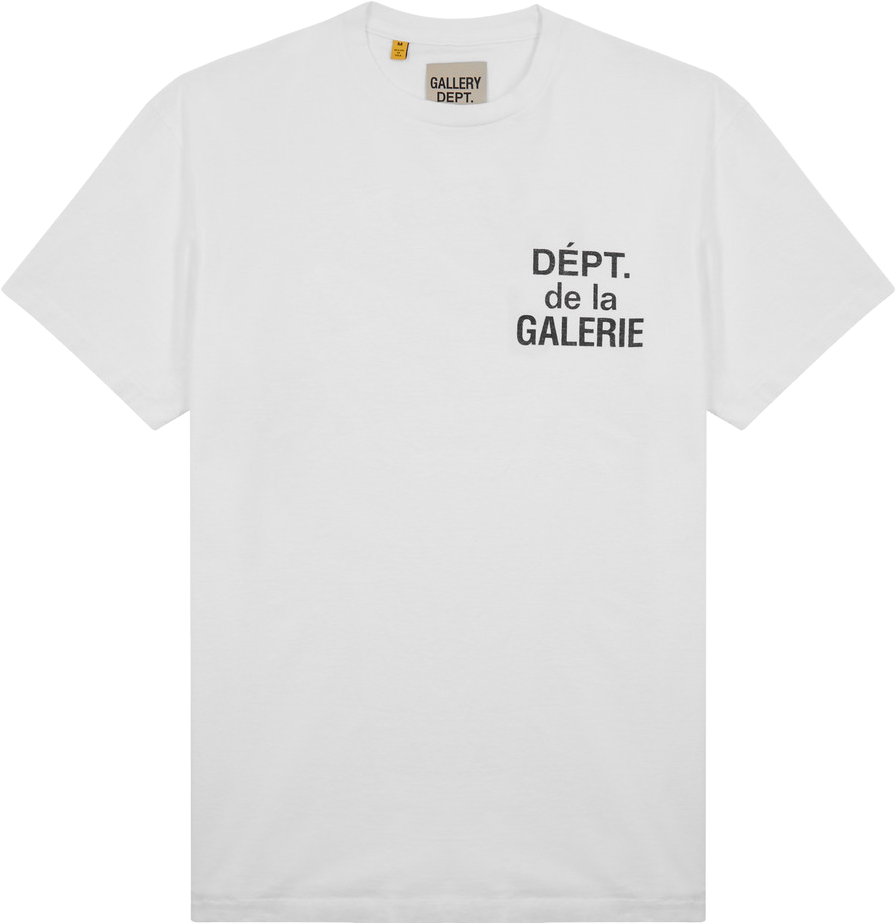 Gallery Dept. Logo-Print Cotton T-Shirt - Black | Editorialist