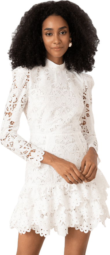 yumi kim antoinette lace dress Yumi Kim Robyn Lace Mini Dress In Natural - 46% Off
