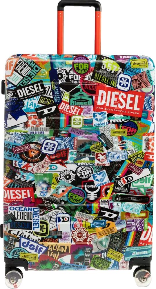 Diesel® Printed Suitcase In Red - 26% Off | Editorialist