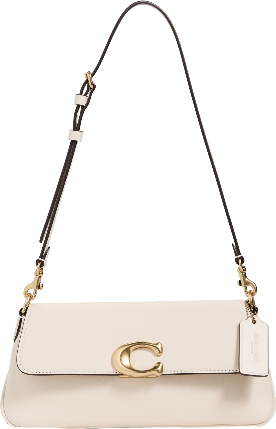 Coach Refined Calf Leather Jet Shoulder Bag - Chalk | Editorialist
