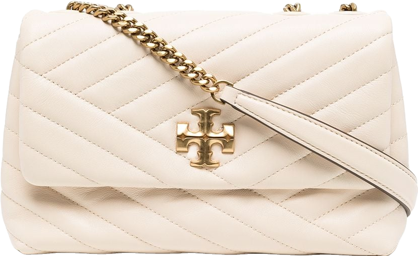 Tory Burch Kira Chevron Convertible Shoulder Bag - Neutrals - 9