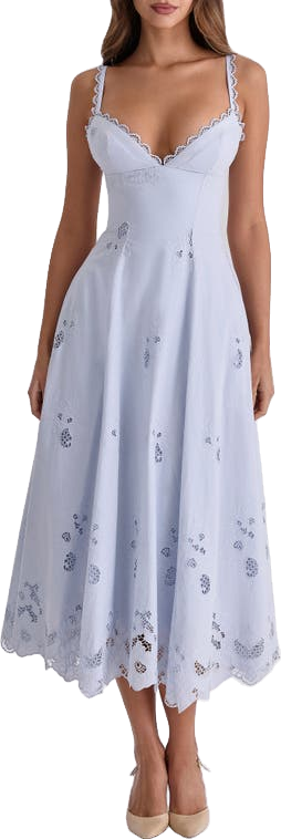sophia vintage ivory lace fitted midi dress House Of Cb - swim-cover