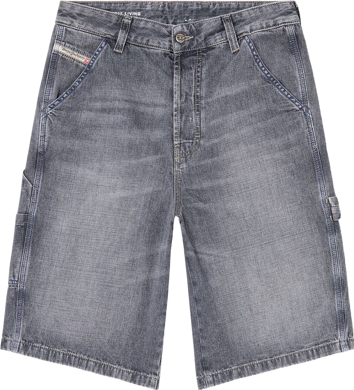 Buy DIESEL® D-andre Denim Shorts - Grey At 5% Off | Editorialist