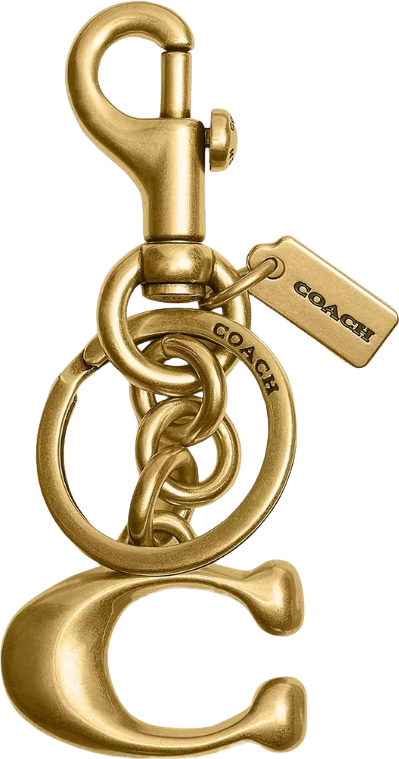 Coach Signature Bag Charm - Silver | Editorialist