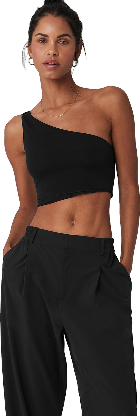 Alo Yoga Mesh Sheer Illusion Tank Top - Black | Editorialist