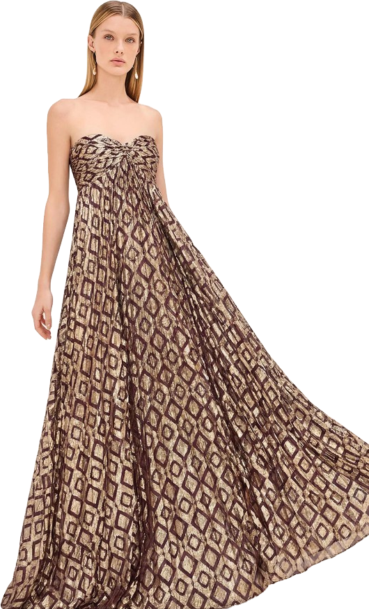 Alexis Soleil Strapless Dress - Gold / Yellow | Editorialist Alexis Soleil Strapless Dress - Gold / Yellow | Editorialist
