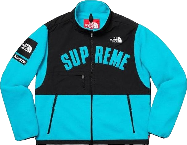Supreme X The North Face Arc Logo Denali Fleece Jacket - Purple