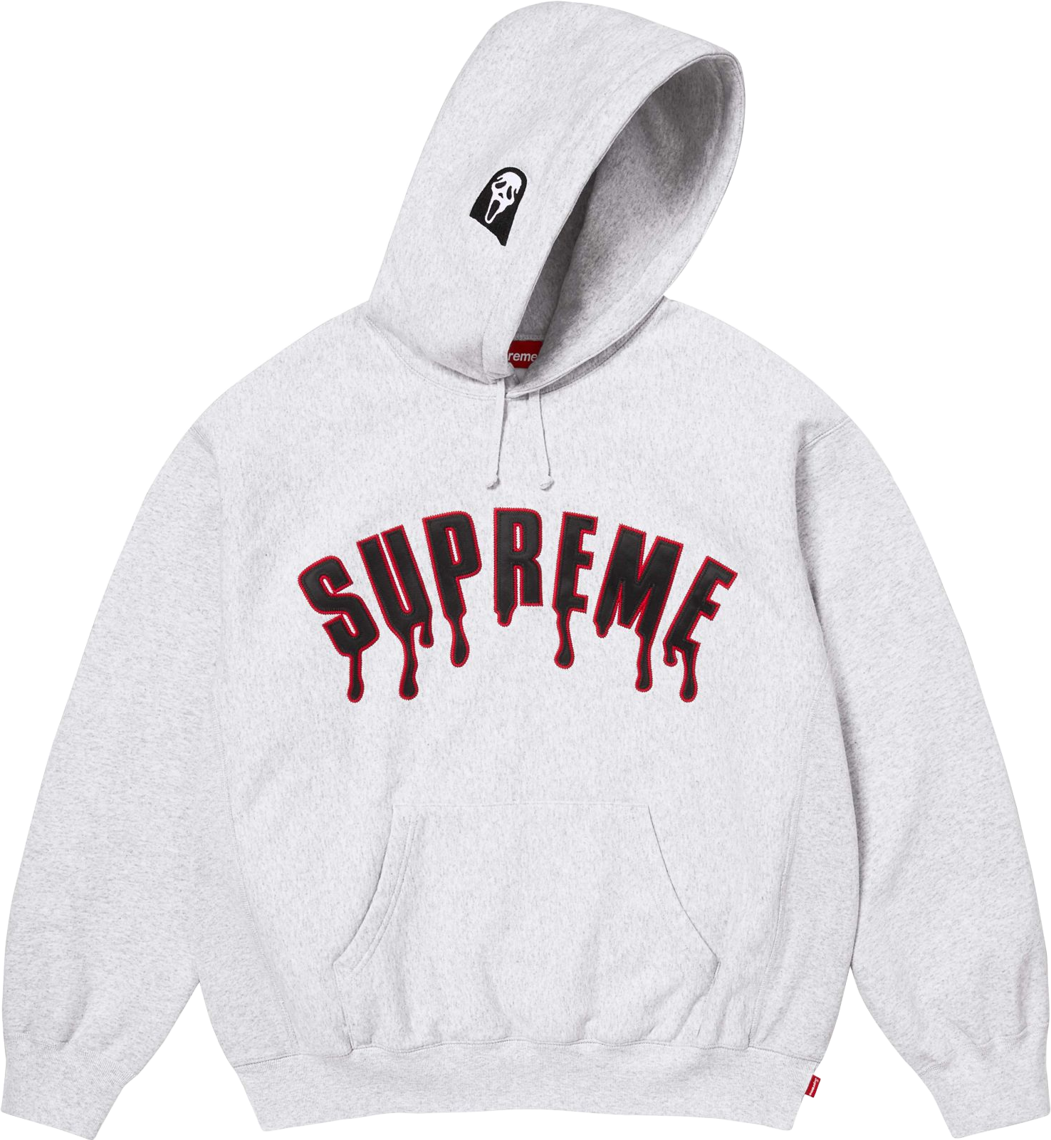 Supreme Ghostface Arc Hooded Sweatshirt - Grey | Editorialist