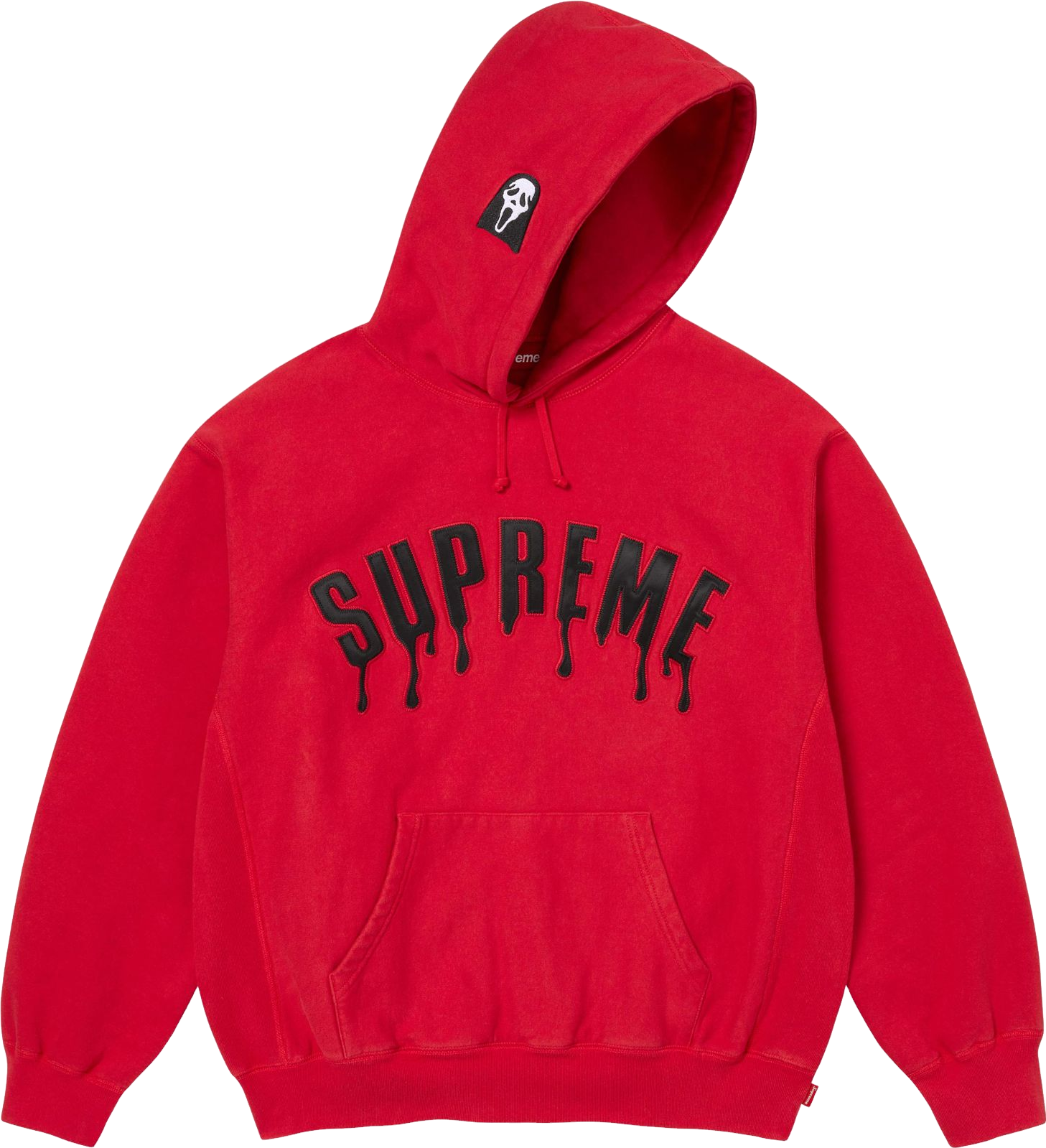 Supreme Ghostface Arc Hooded Sweatshirt - Red | Editorialist