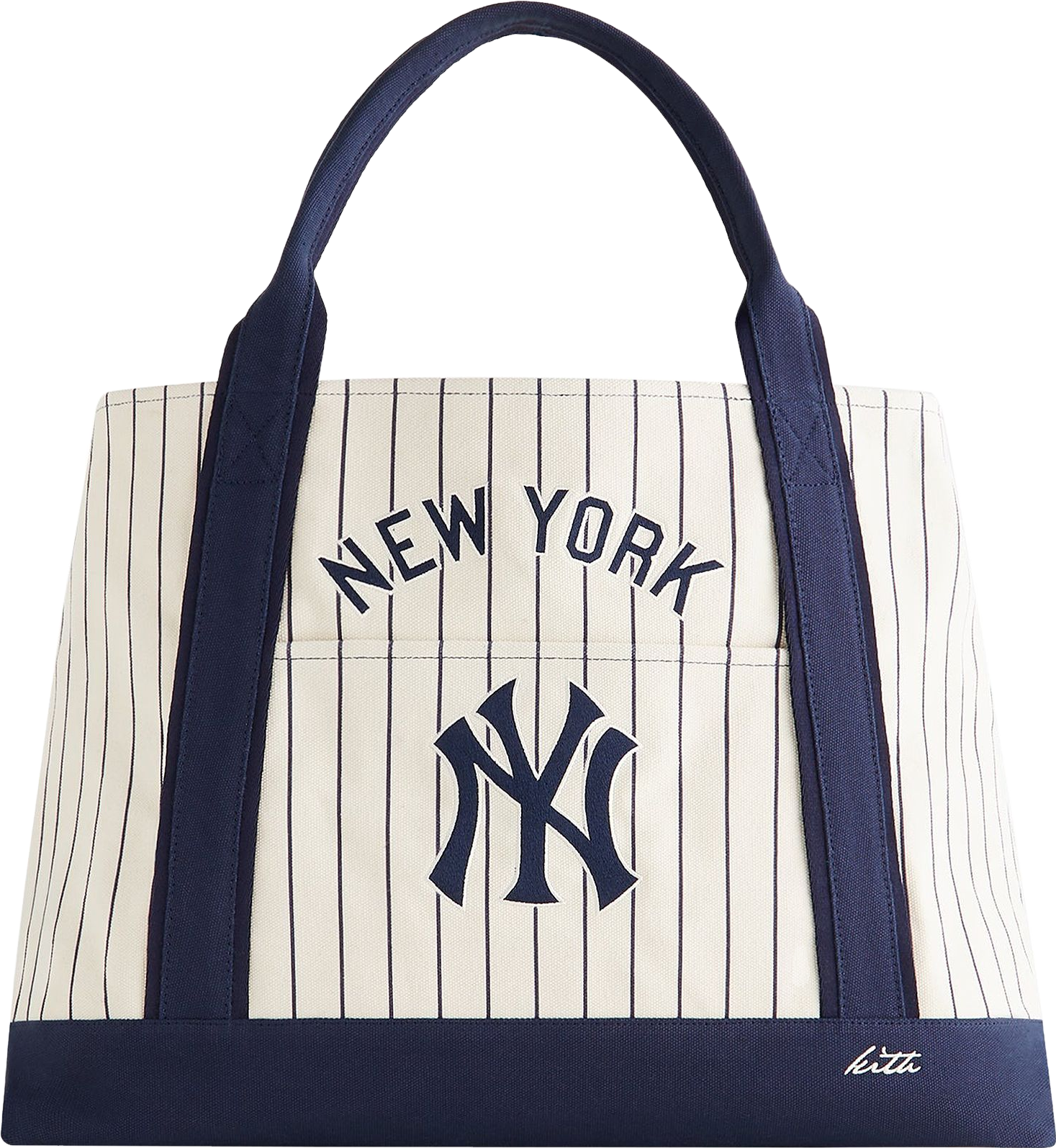 Kith For The New York Yankees Pinstripe Tote Bag - White