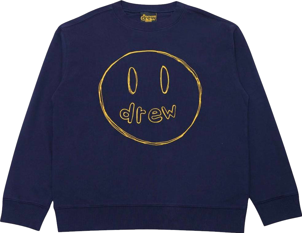 Drew House Sketch Mascot Crewneck Sweatshirt - Black | Editorialist