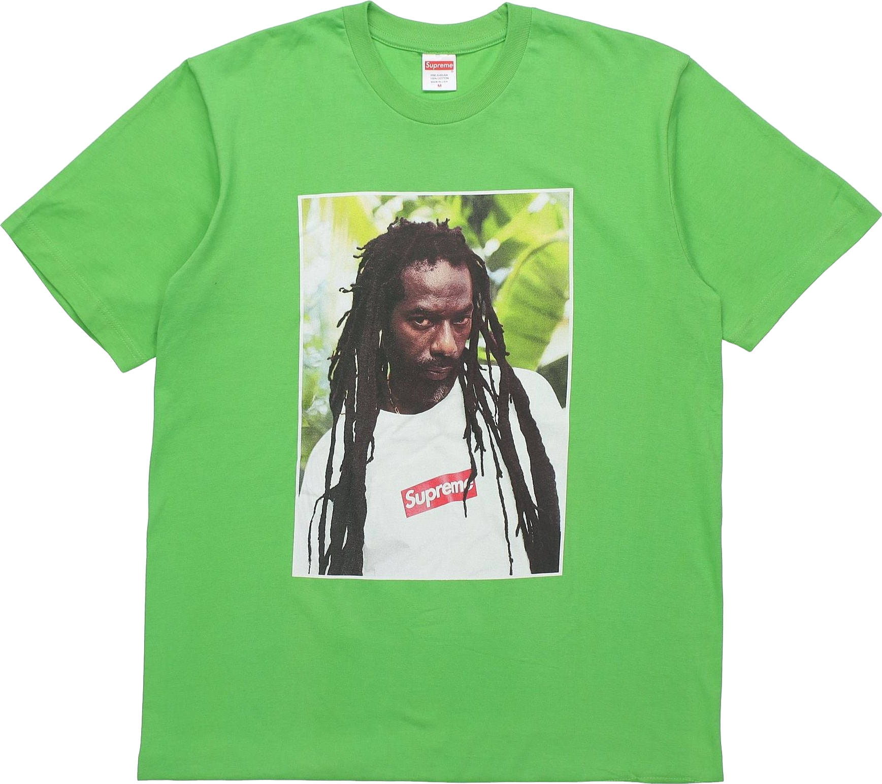 Supreme Buju Banton Crew Neck T-Shirt - Black | Editorialist