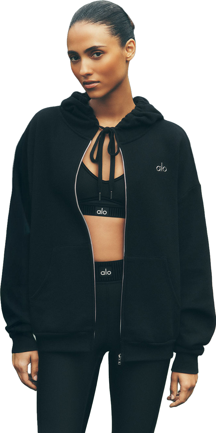 正規品Alo yoga Accolade Full Zip Hoodie s Alo Accolade Full Zip Hoodie Black Size S NWT | eBay