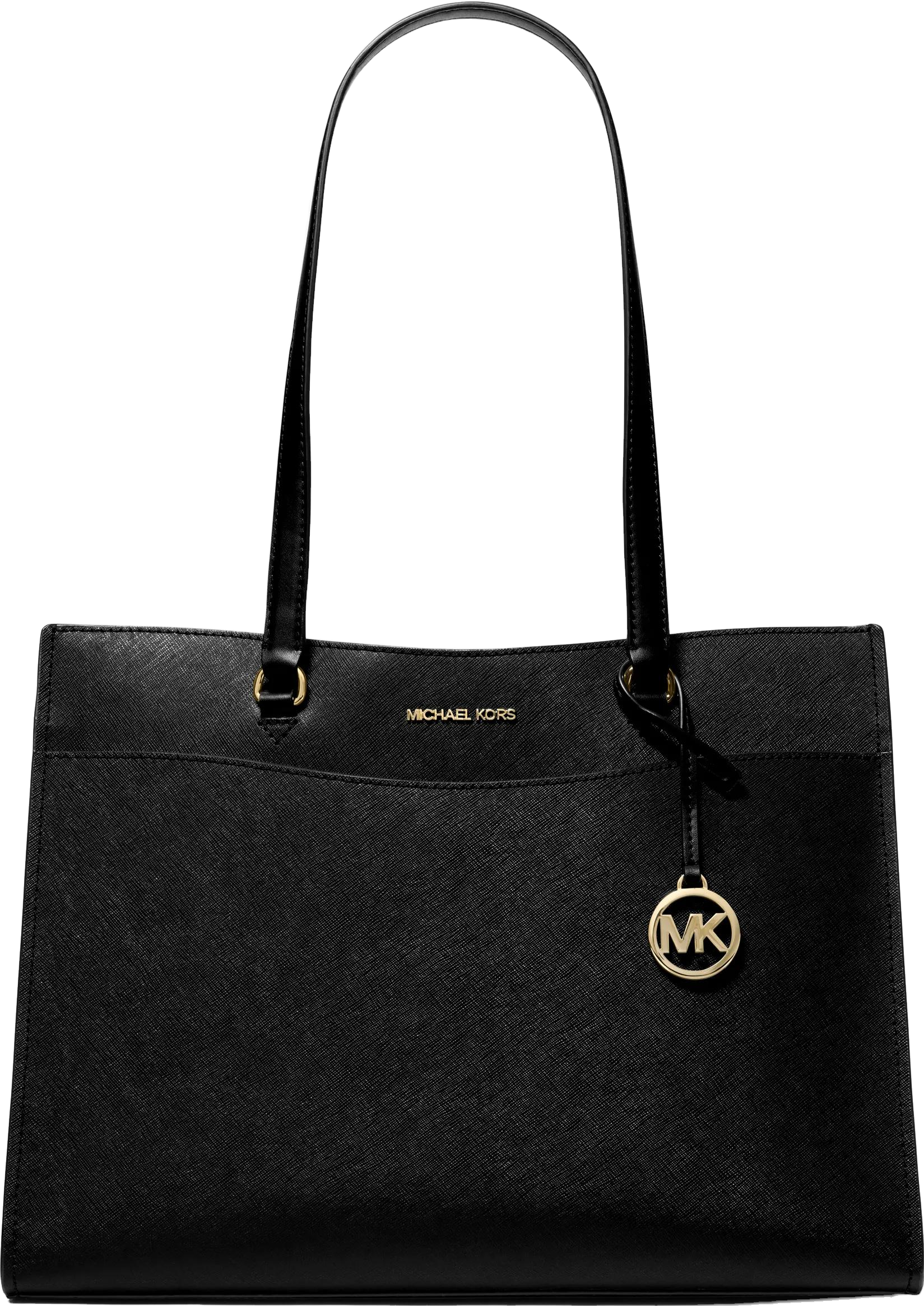 Michael Kors Jet Set Travel Large Saffiano Leather Pocket Tote Bag