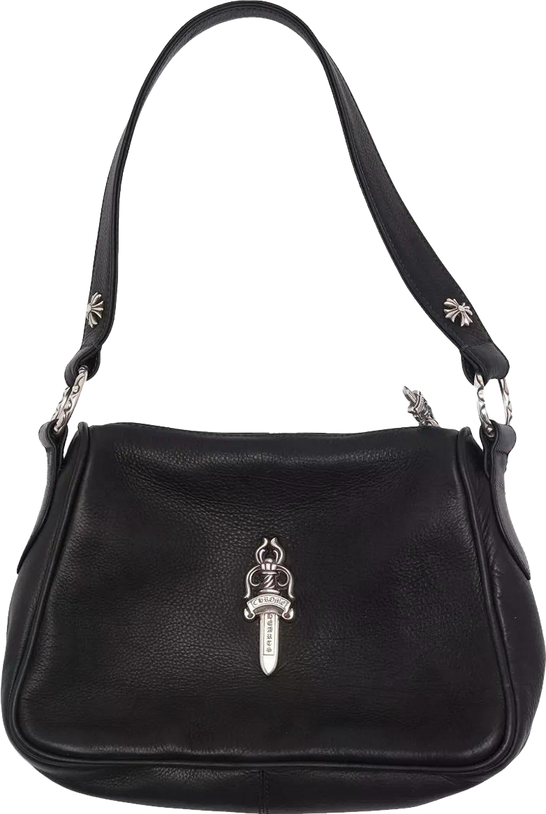 Chrome Hearts Leather Dagger Bag - Black | Editorialist