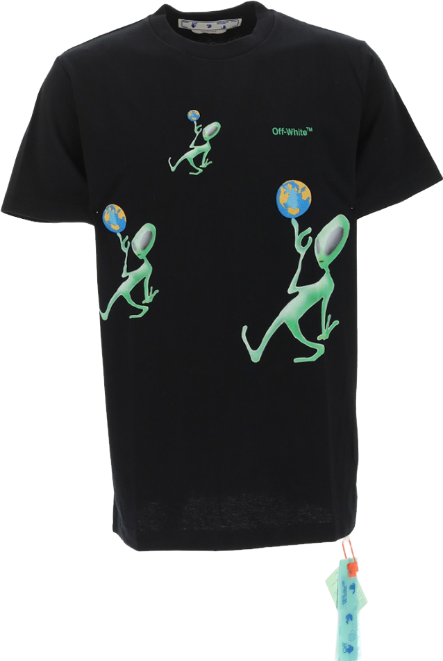 Off-White Futura Alien Over T-Shirt - White | Editorialist