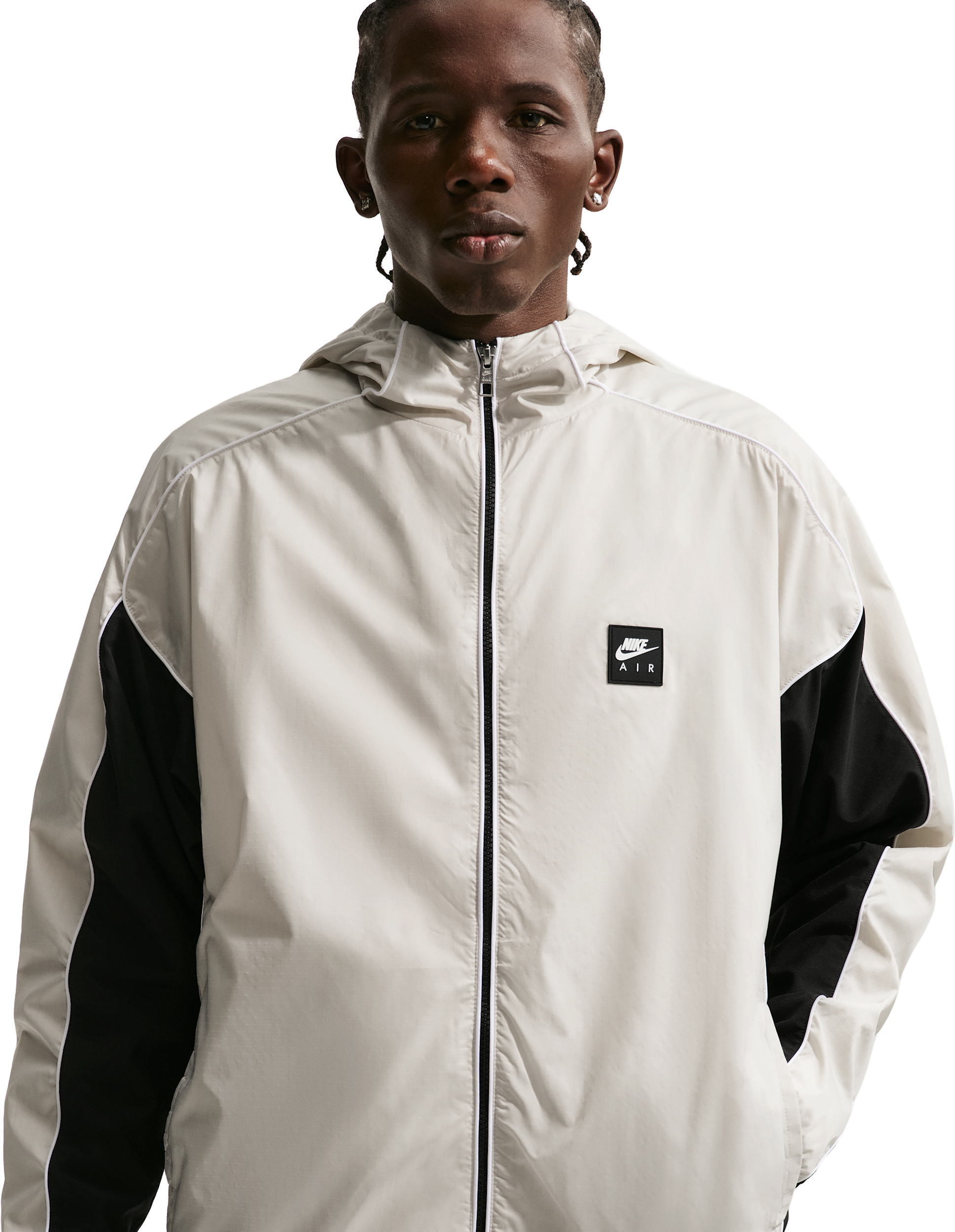 Nike Full-Zip Hybrid Utility Jacket - Grey | Editorialist